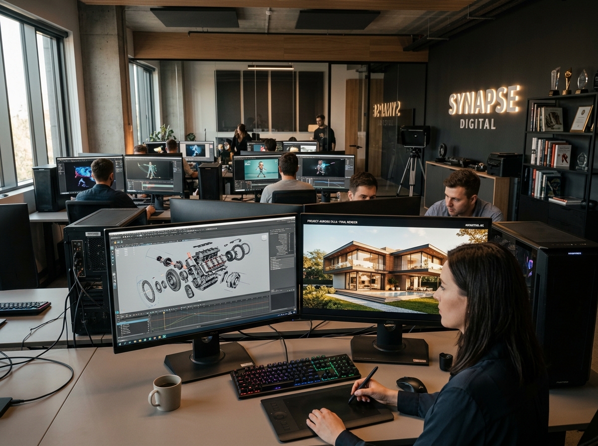 High-impact 3D CGI product animation and AI video ad studio